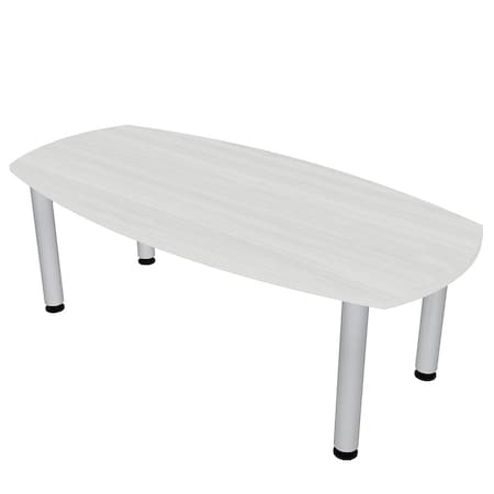 Skutchi Designs 33.5 in W, 69.5 in L, 29 in H, Engineered Wood Top, White HAR-ABOT-34X70-POST-WHCYPRESS
